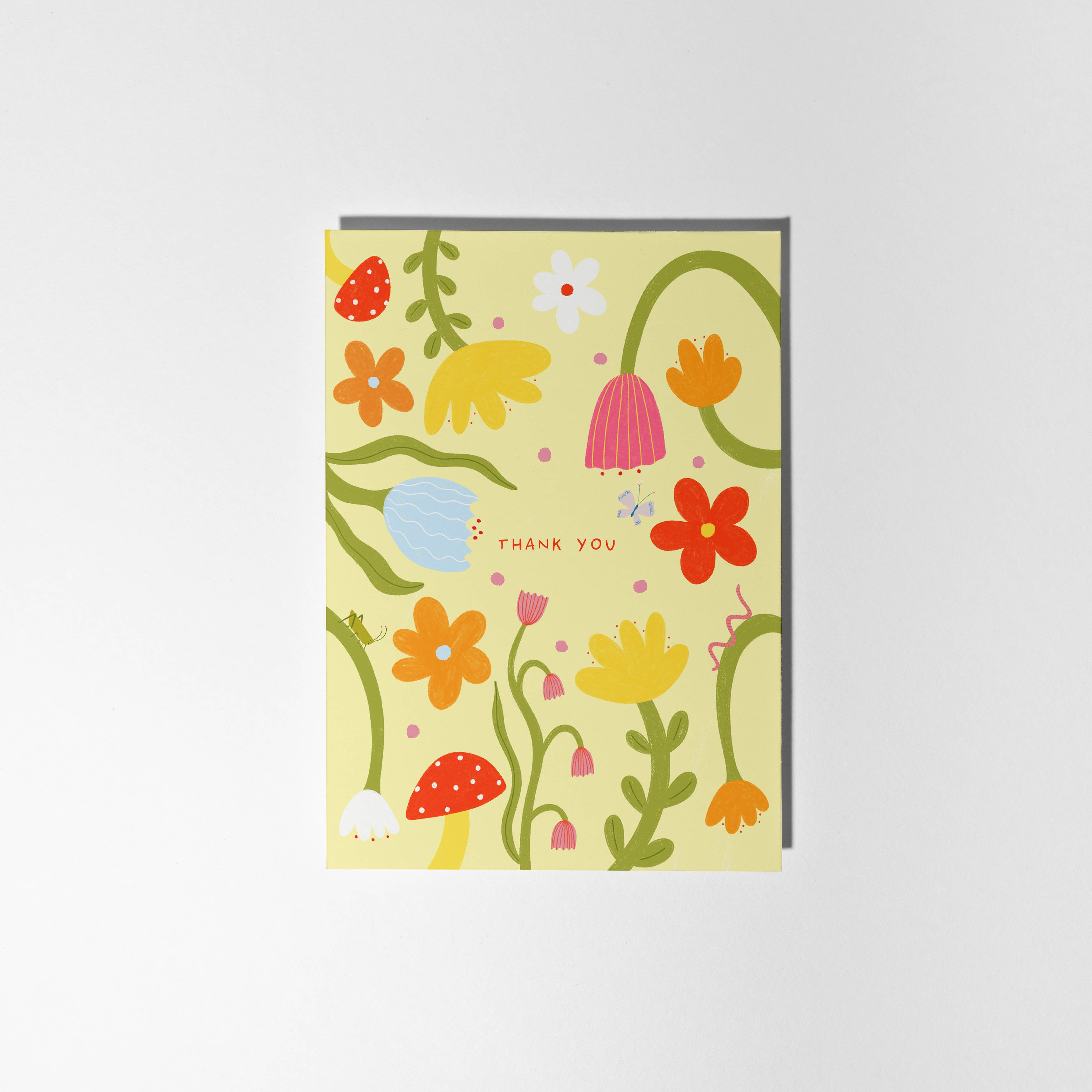 Floral Thank You Card