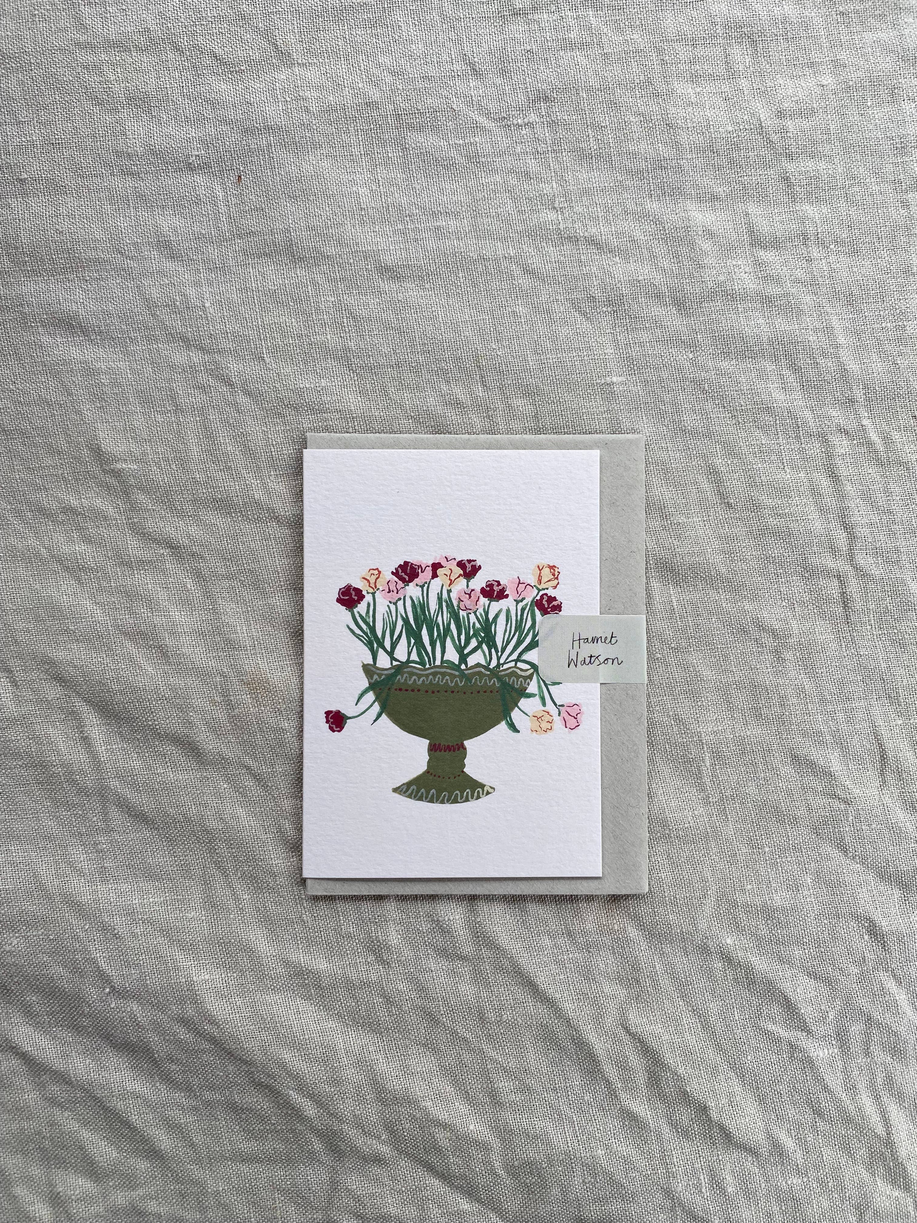 Parrot Tulips mini card