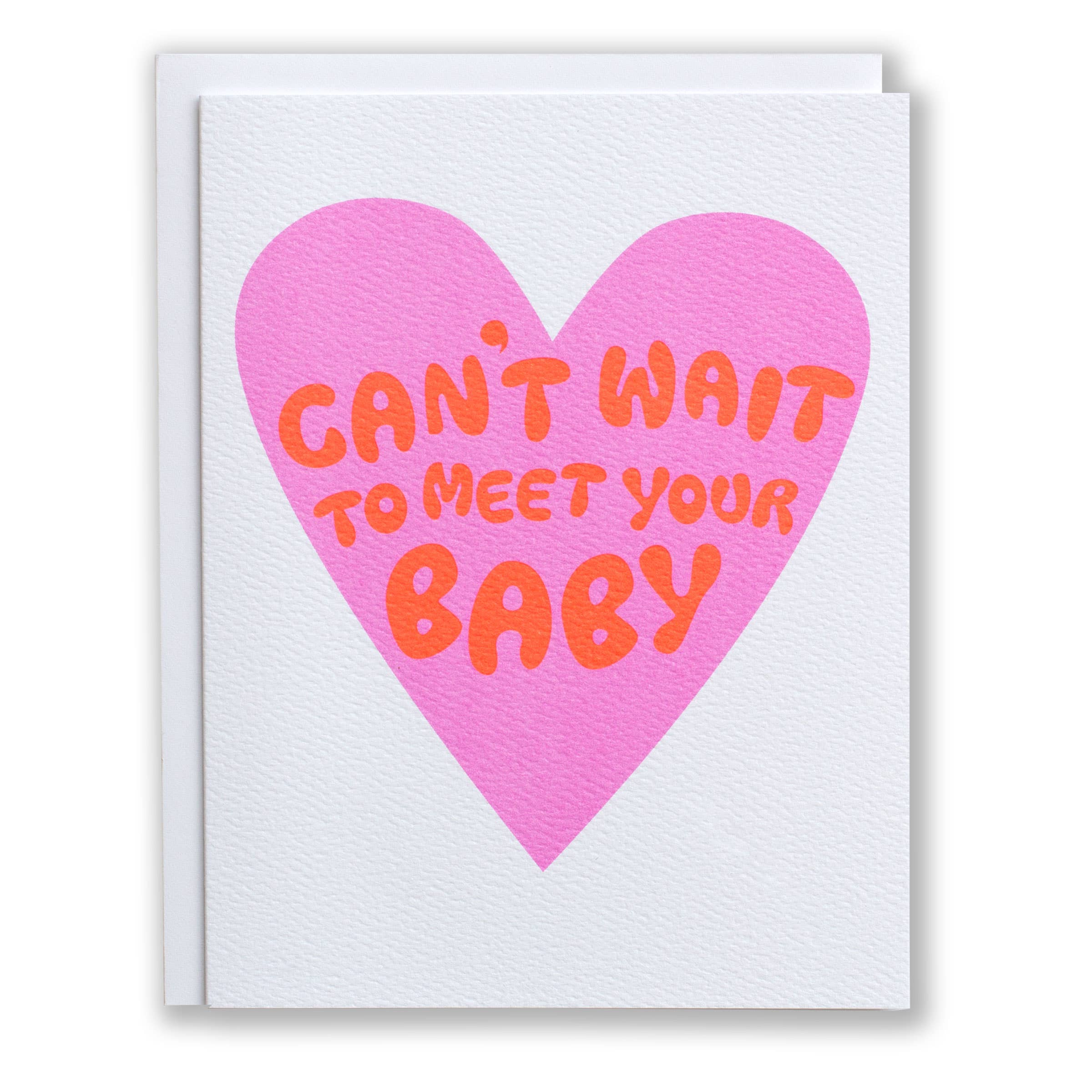 Meet Your Baby Heart Note Card