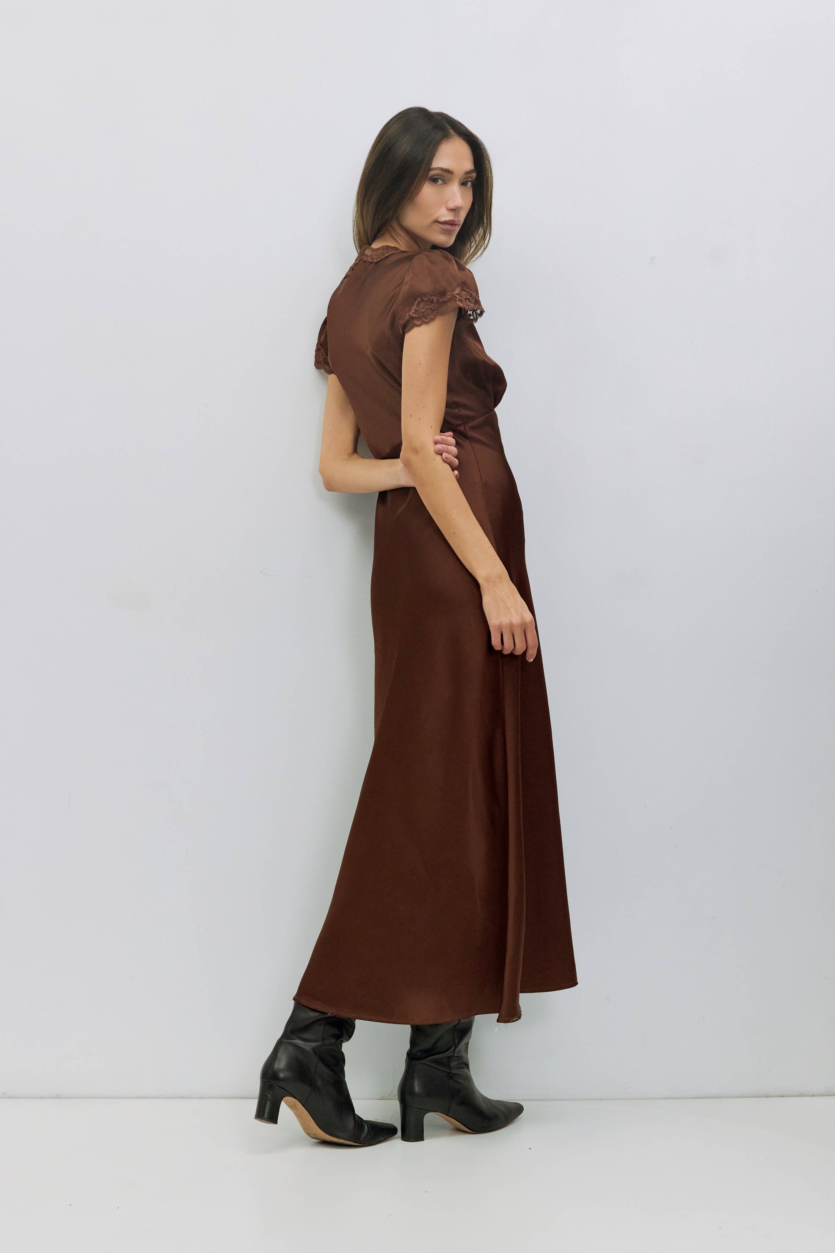 The Vivienne Satin Dress