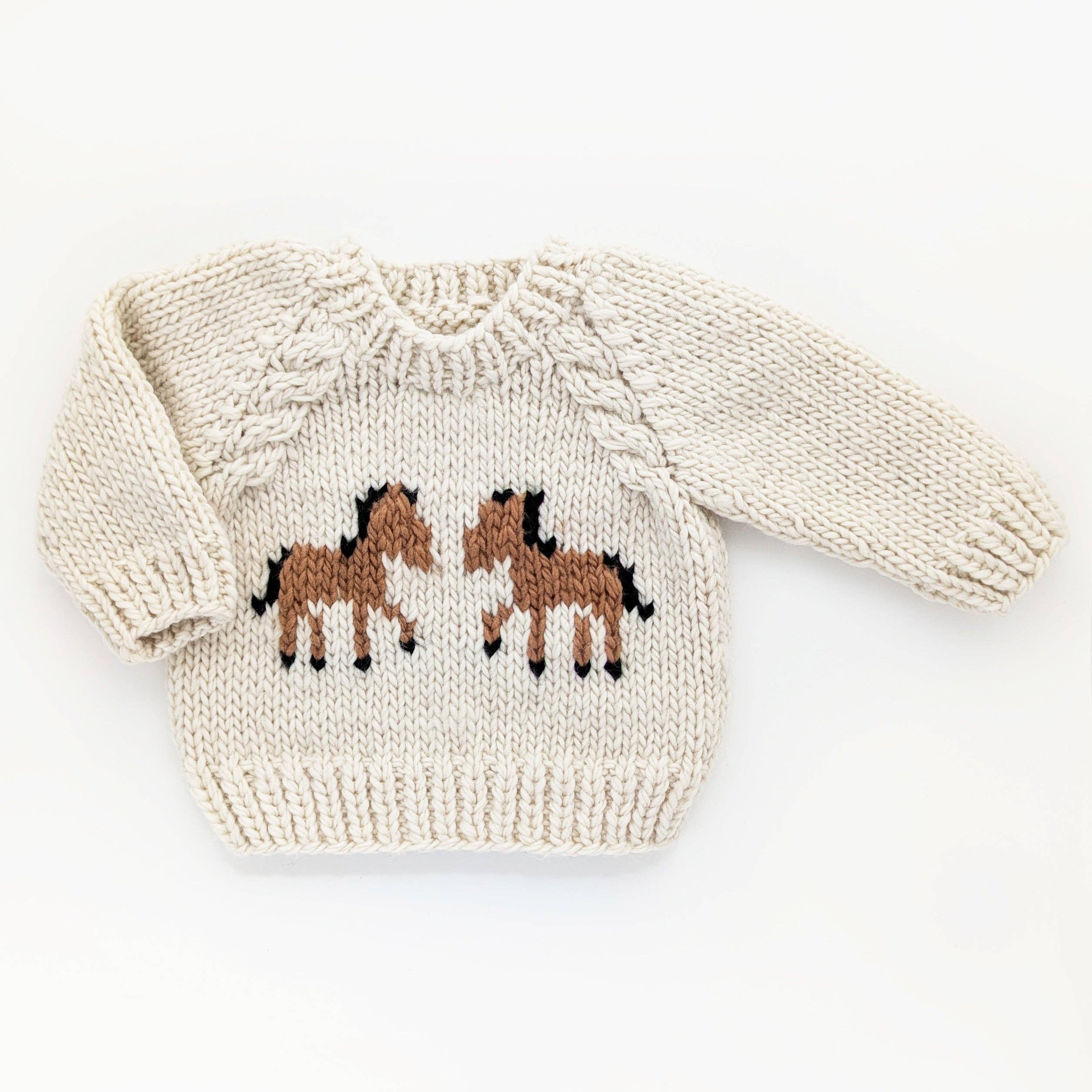Horse Baby Sweater