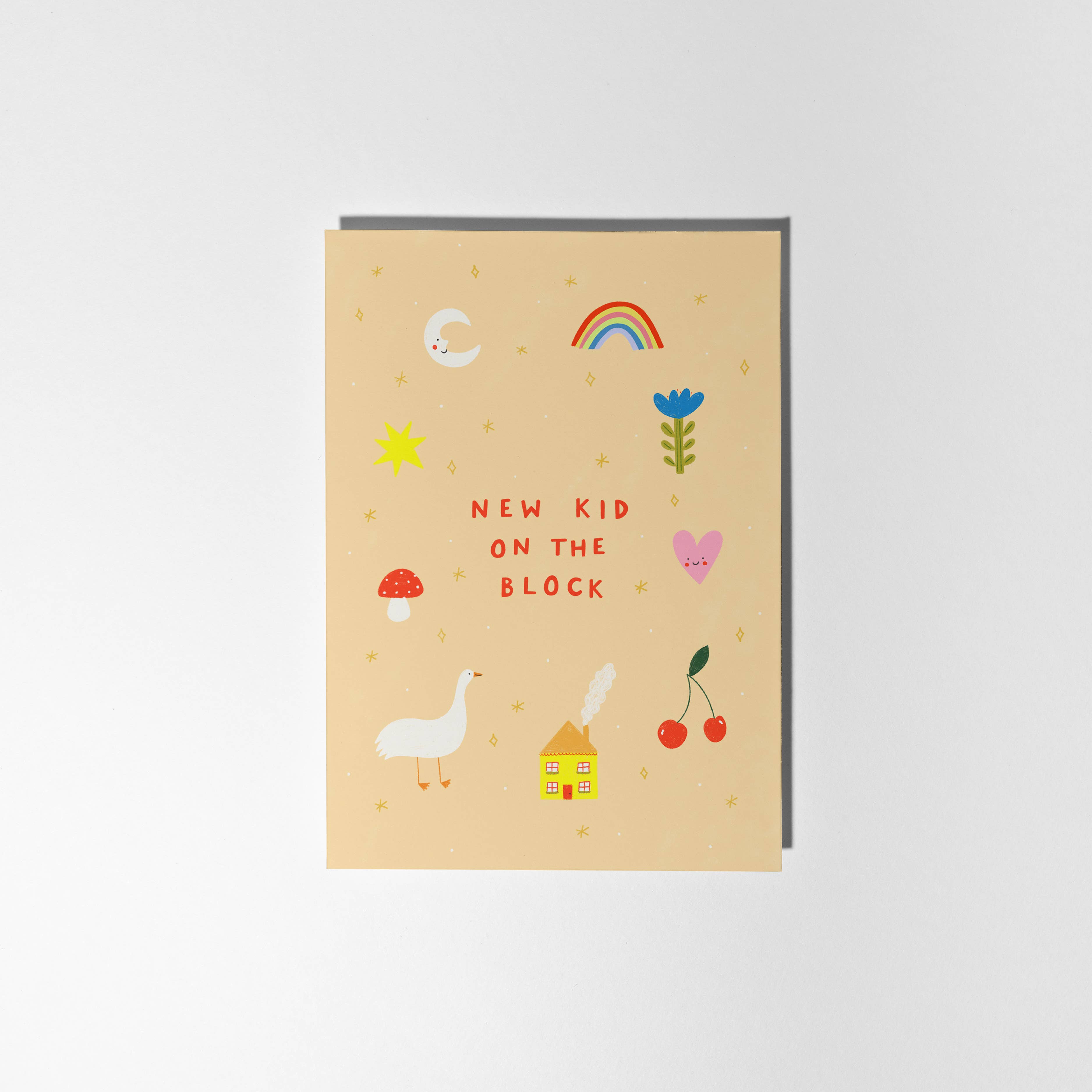 New Kid On The Block Baby Card