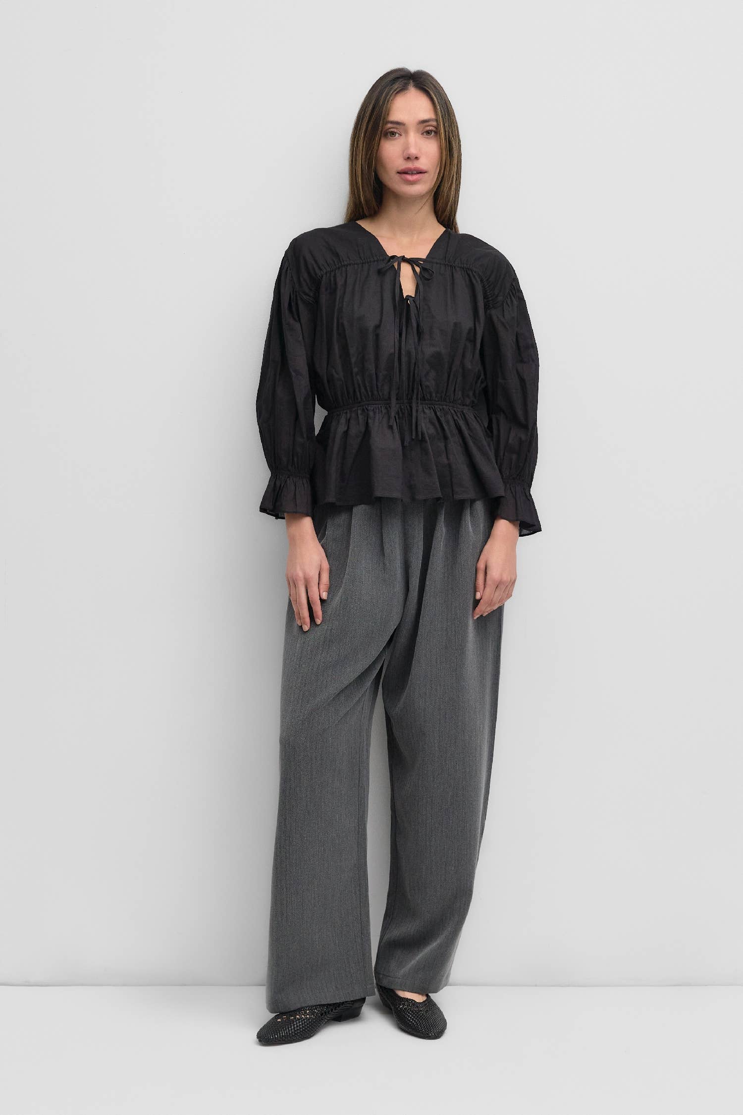 The Selina Blouse- Black