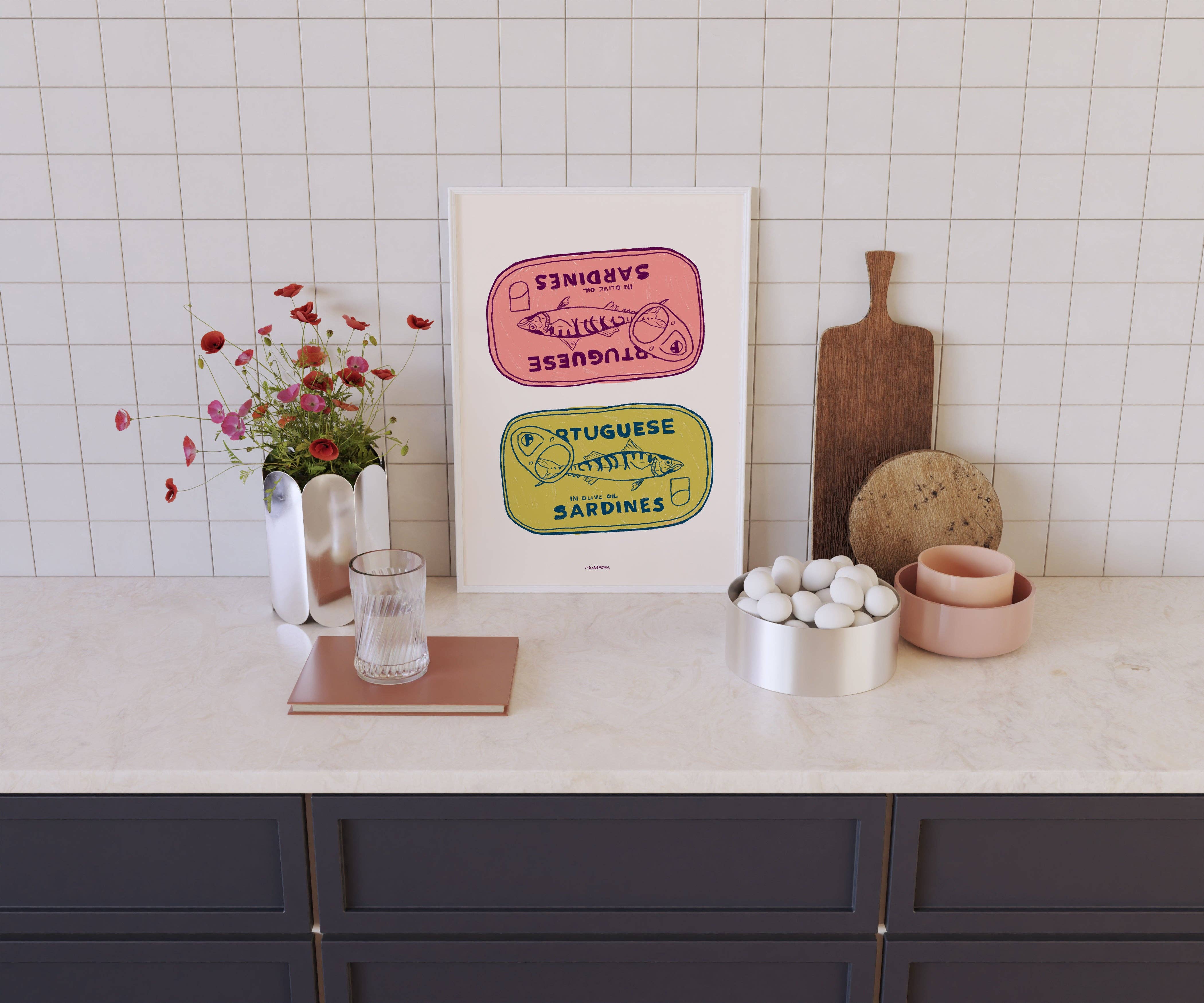 Sardines Art Print: A4