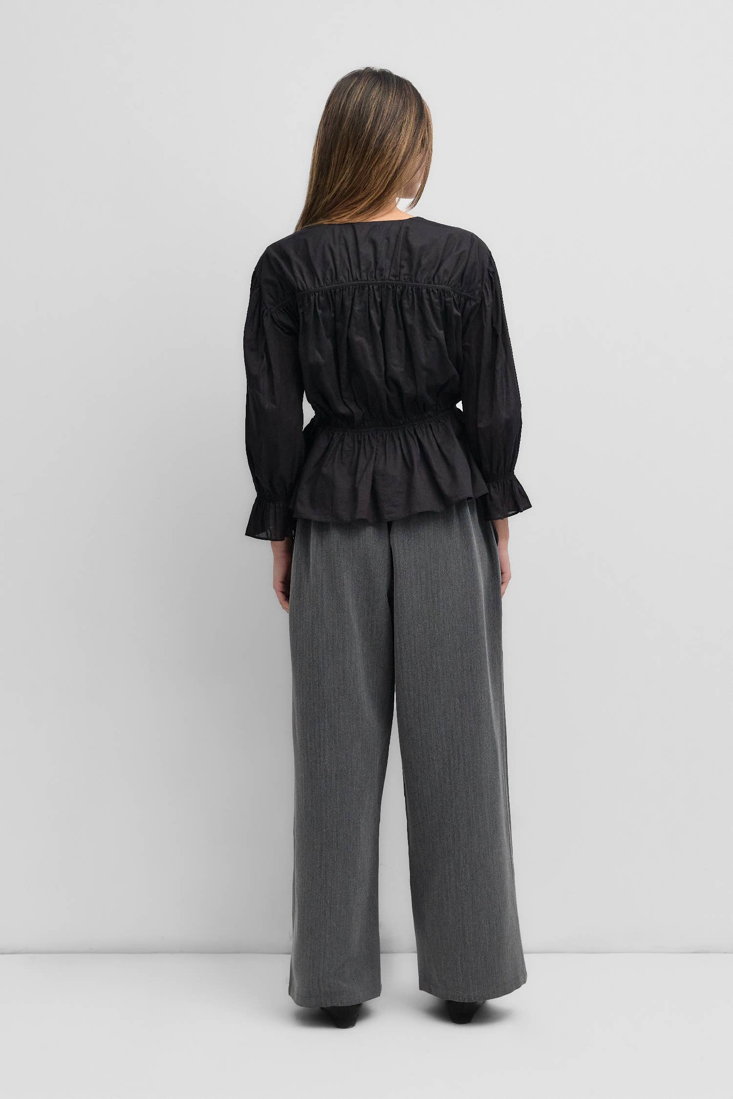 The Selina Blouse- Black