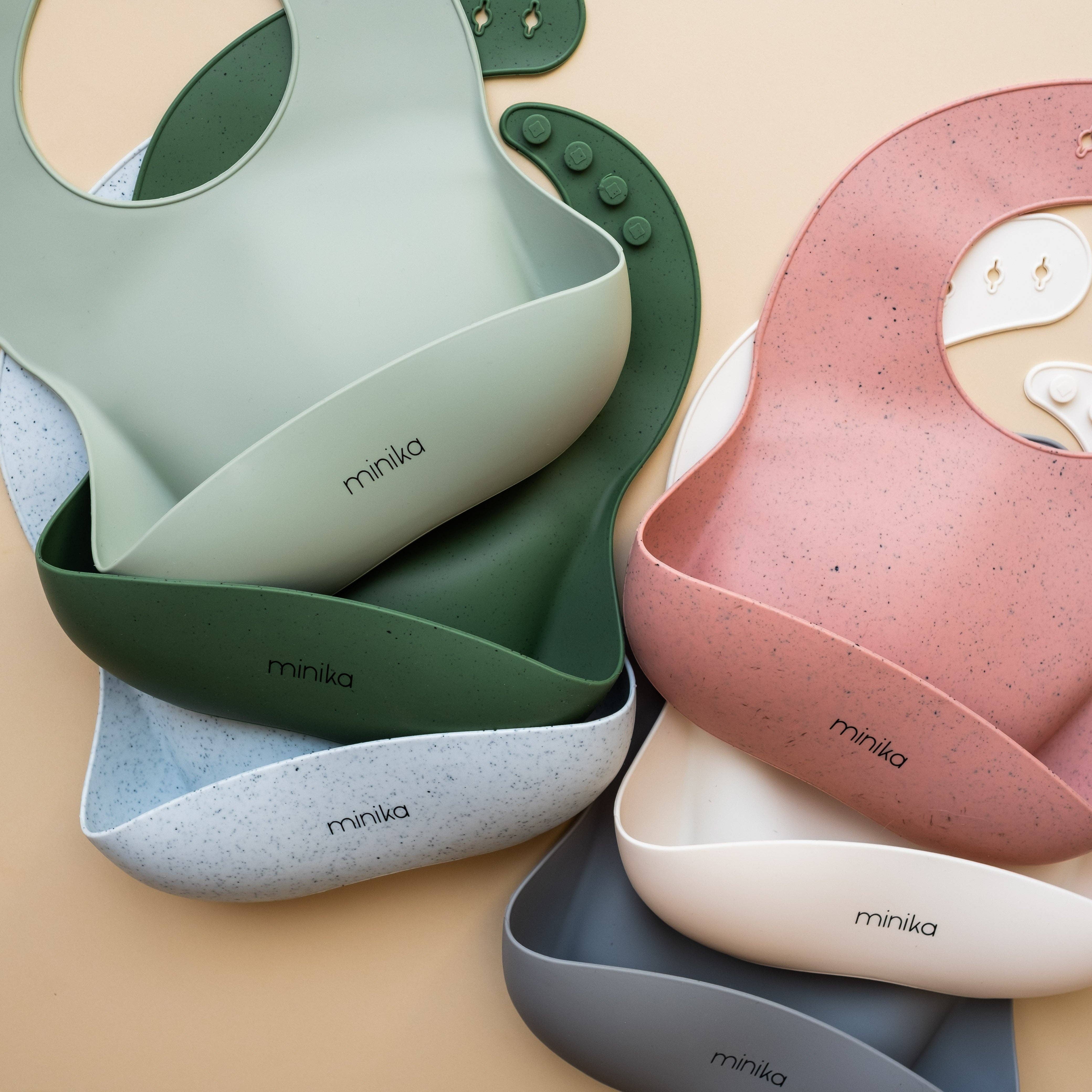 Silicone bib - Sorbet