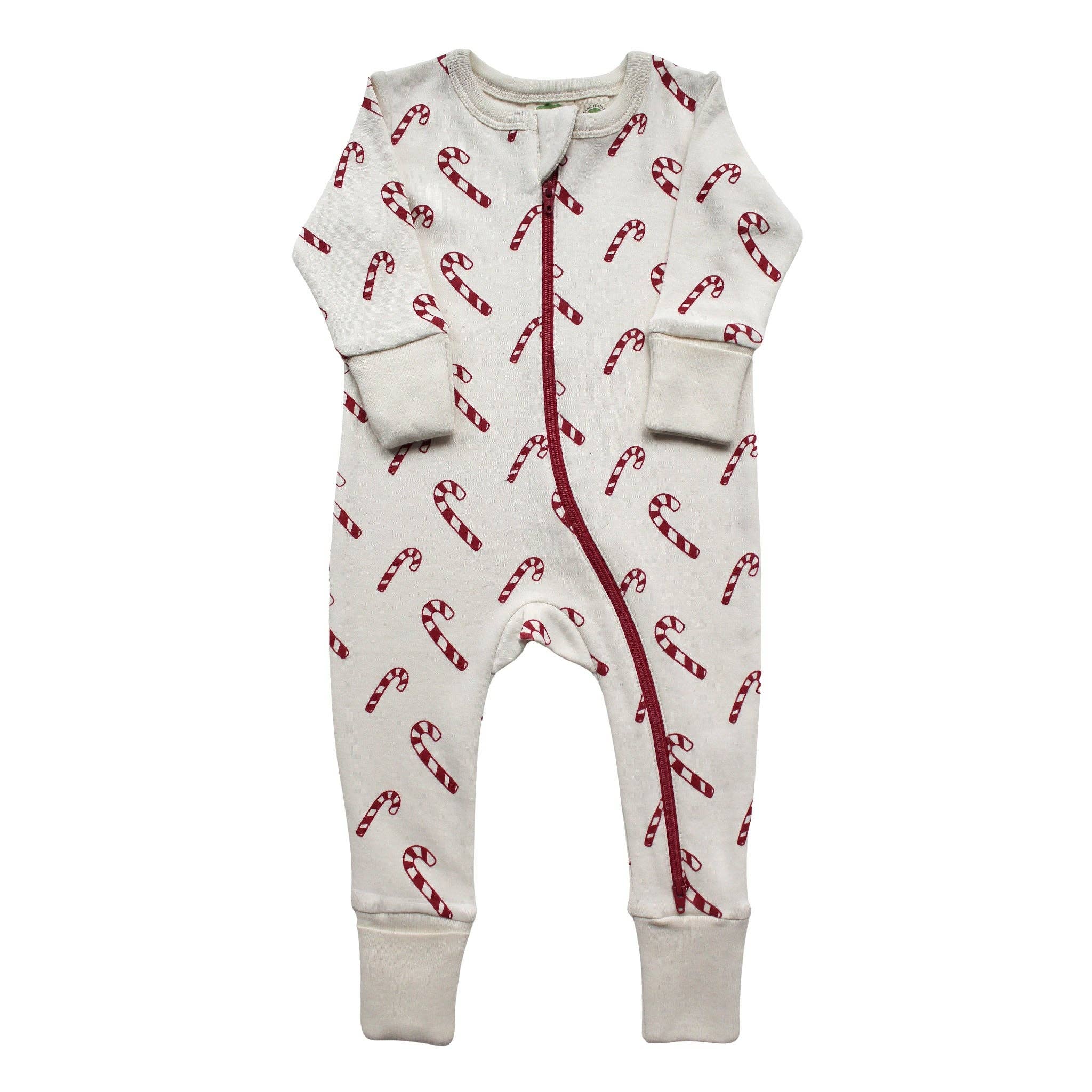 Candy Canes Romper- Parade Organics