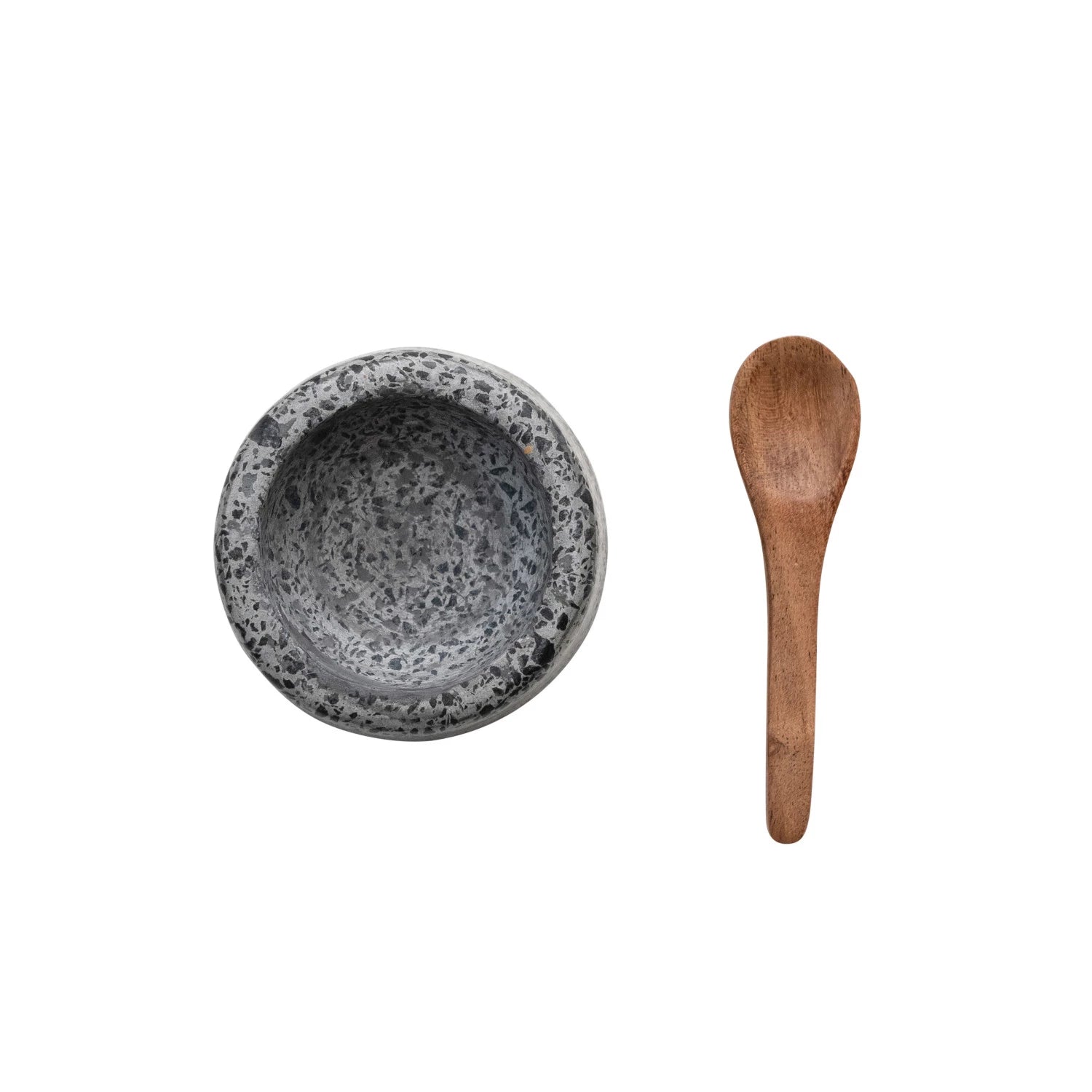 Terrazzo Salt Cellar & Wood Spoon