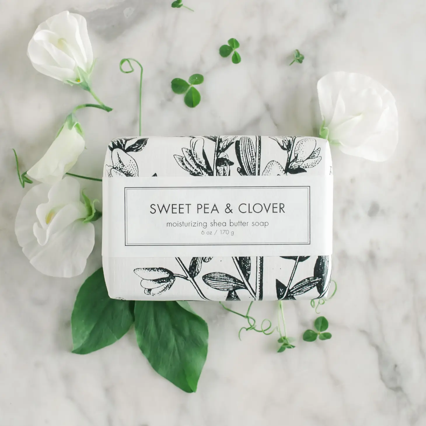 Sweet Pea and Clover Soap Bar
