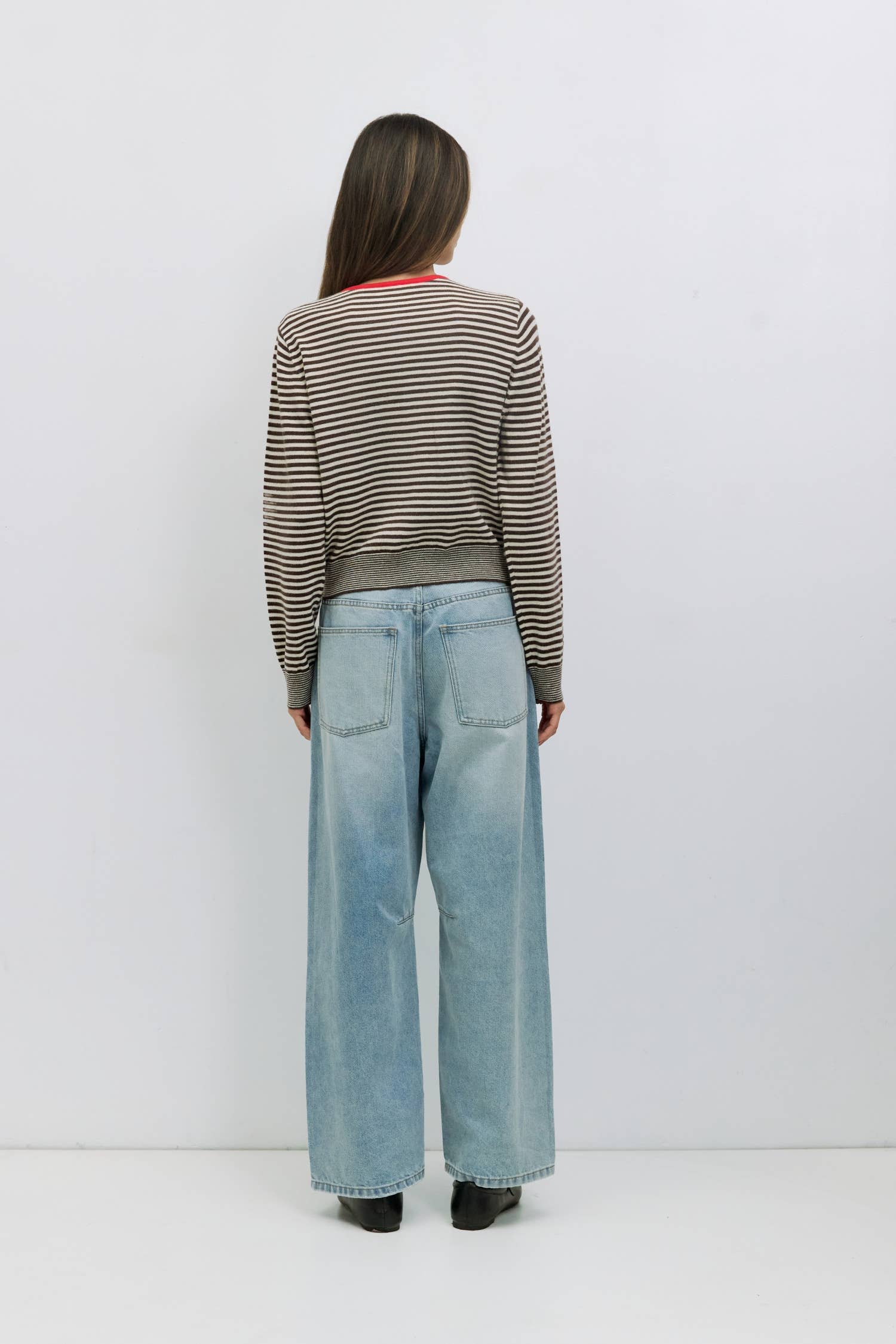 The Ansen Jeans | Barrel Jeans: BLUE / SMALL