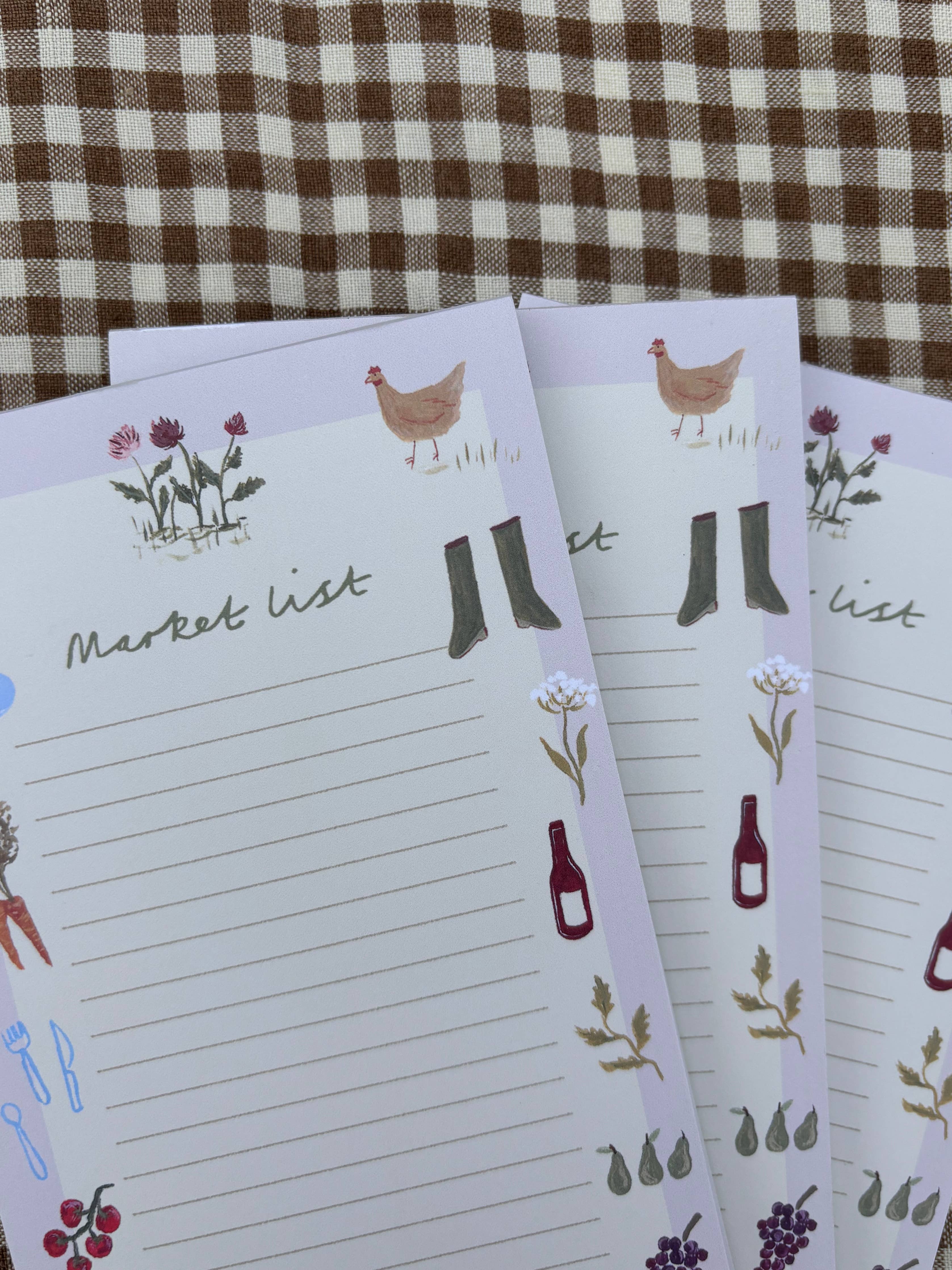 Market List Notepad