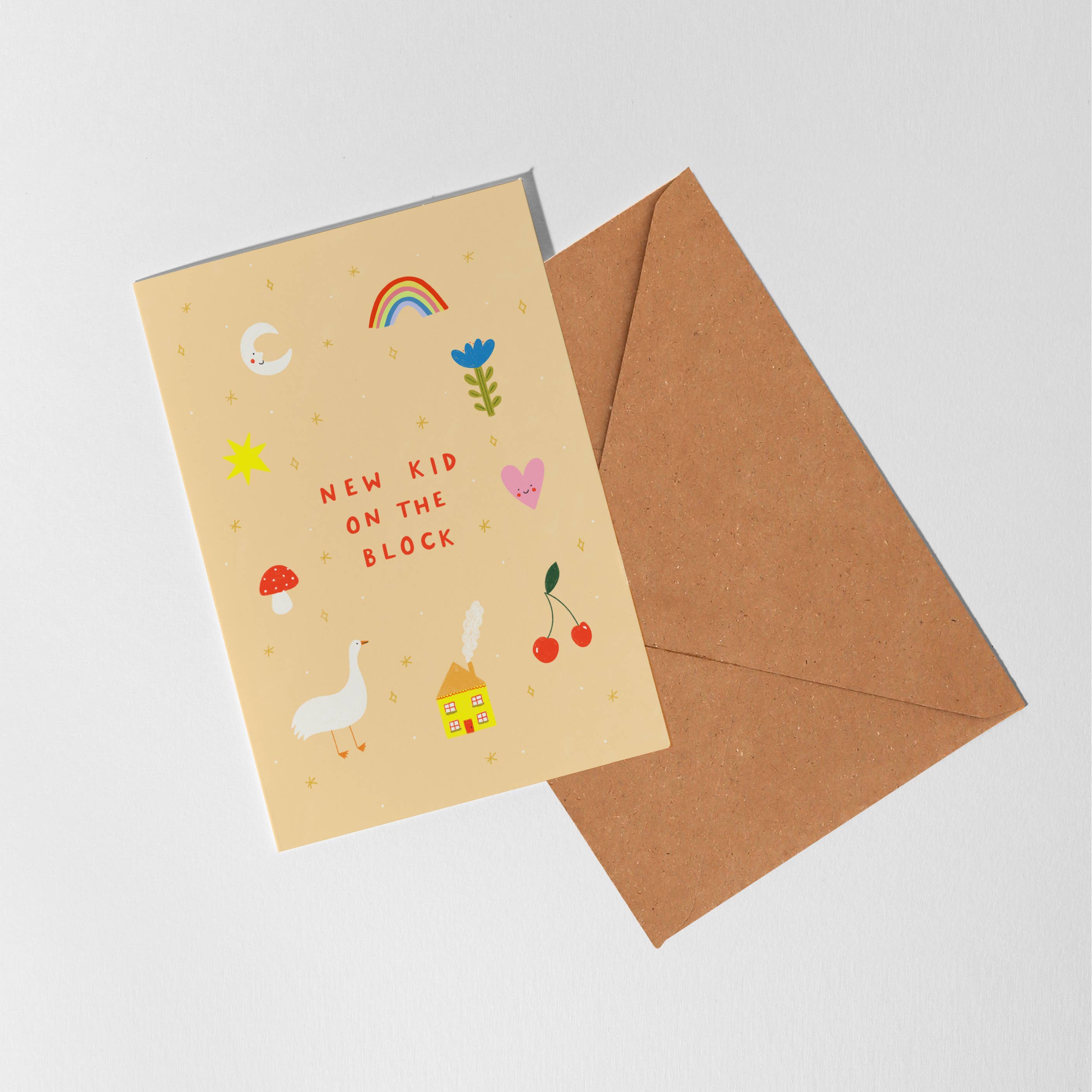 New Kid On The Block Baby Card