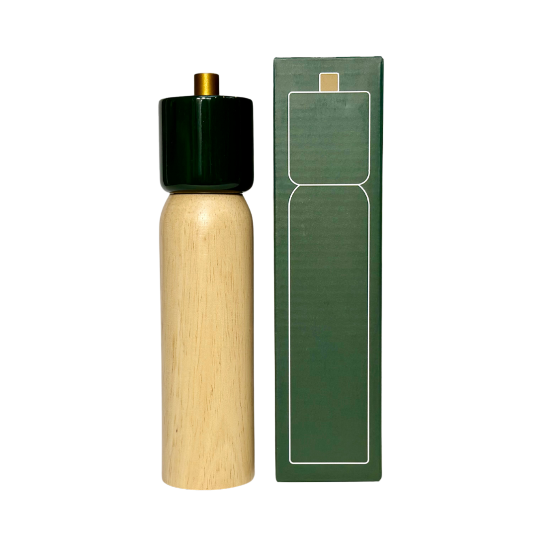 Salt & Pepper Grinder - Green & Gold: Large