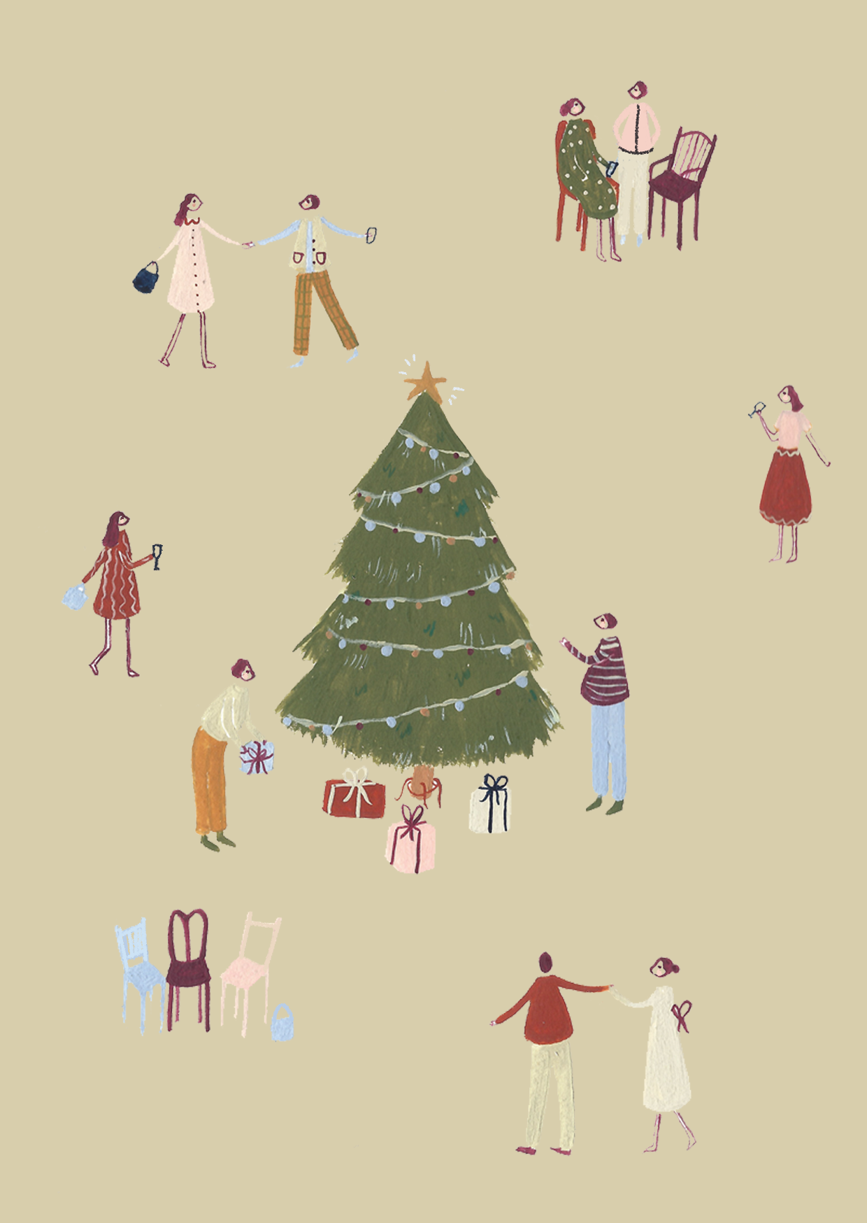 O' Christmas Tree Christmas card