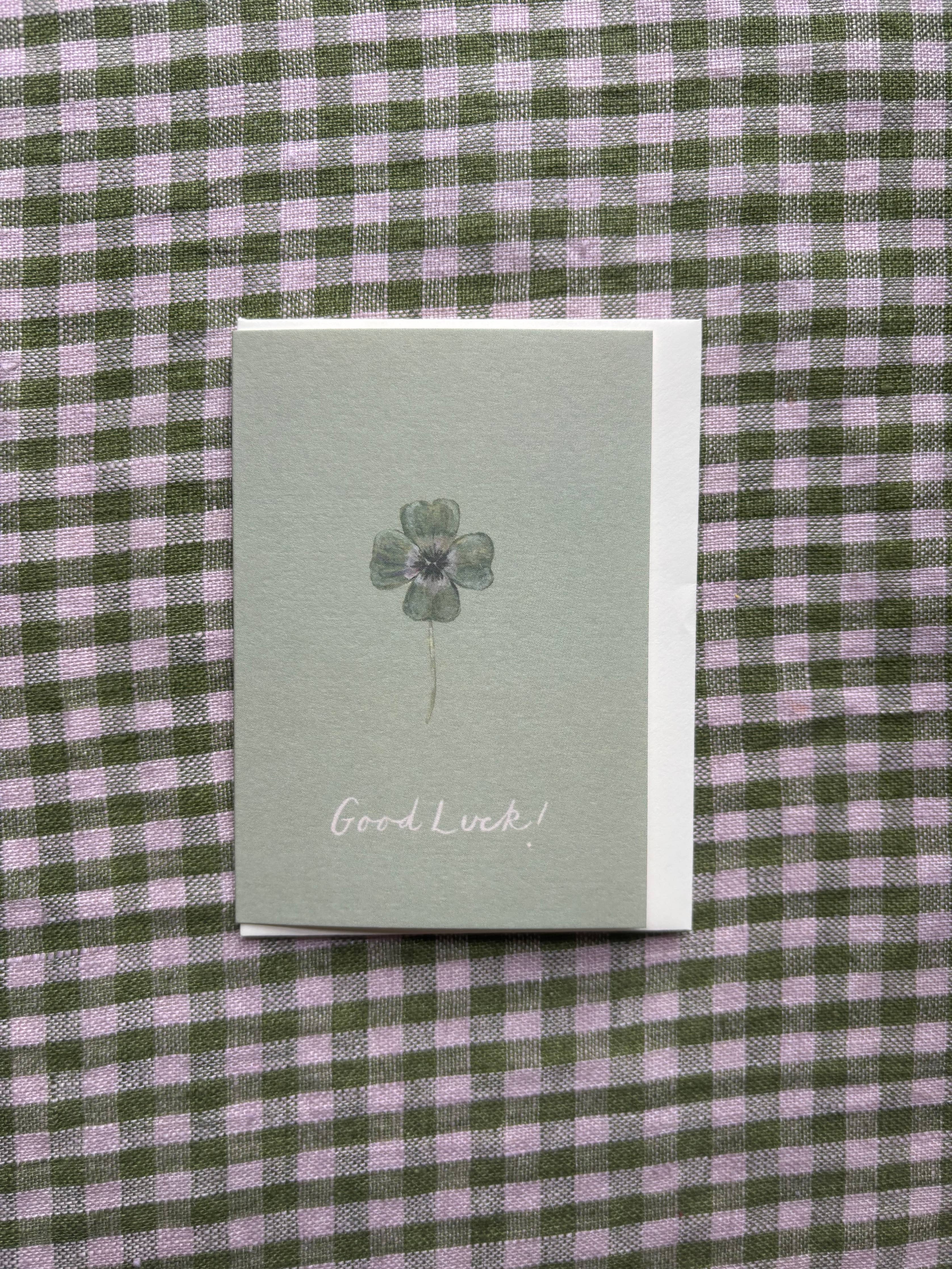 Good Luck mini card