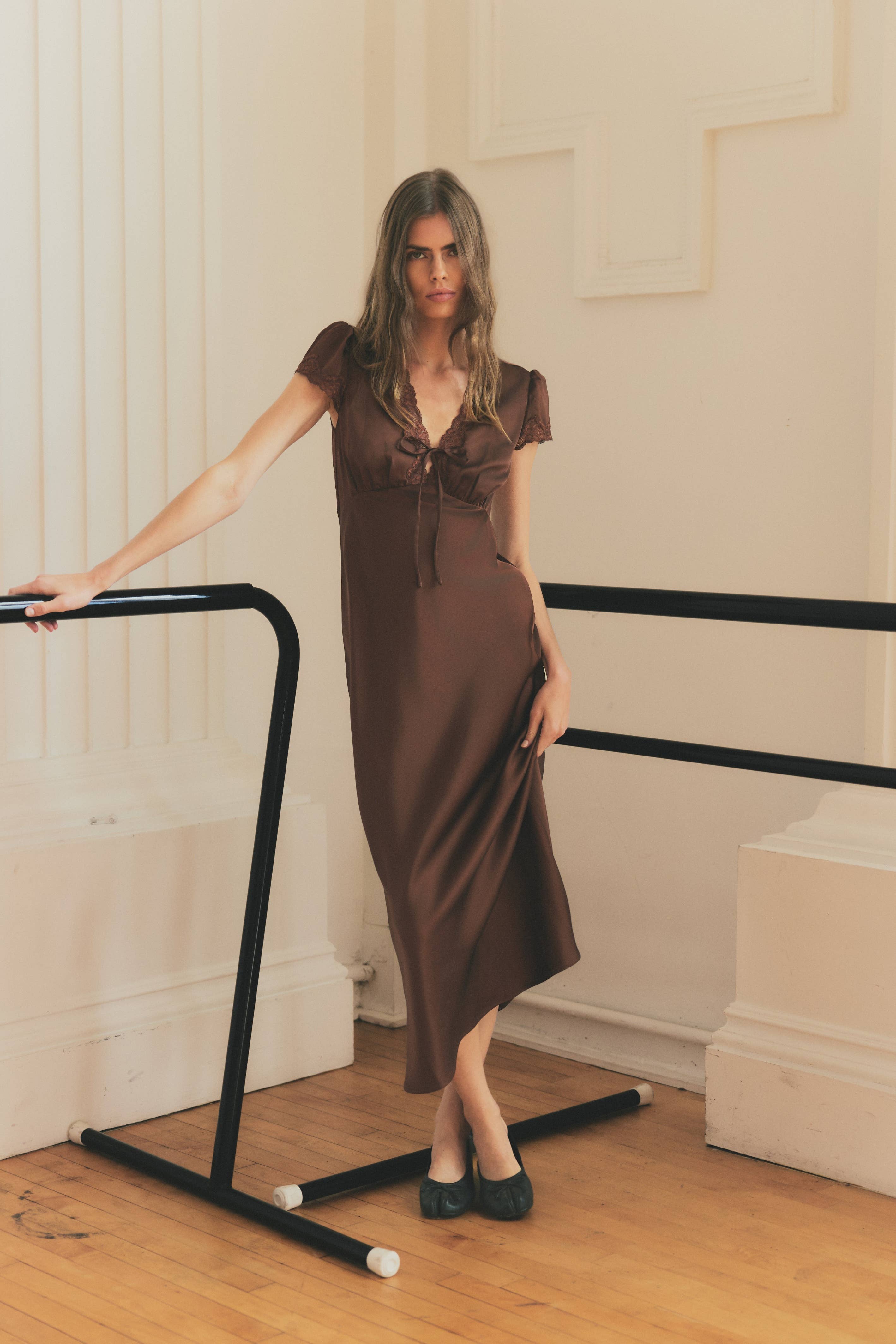The Vivienne Satin Dress