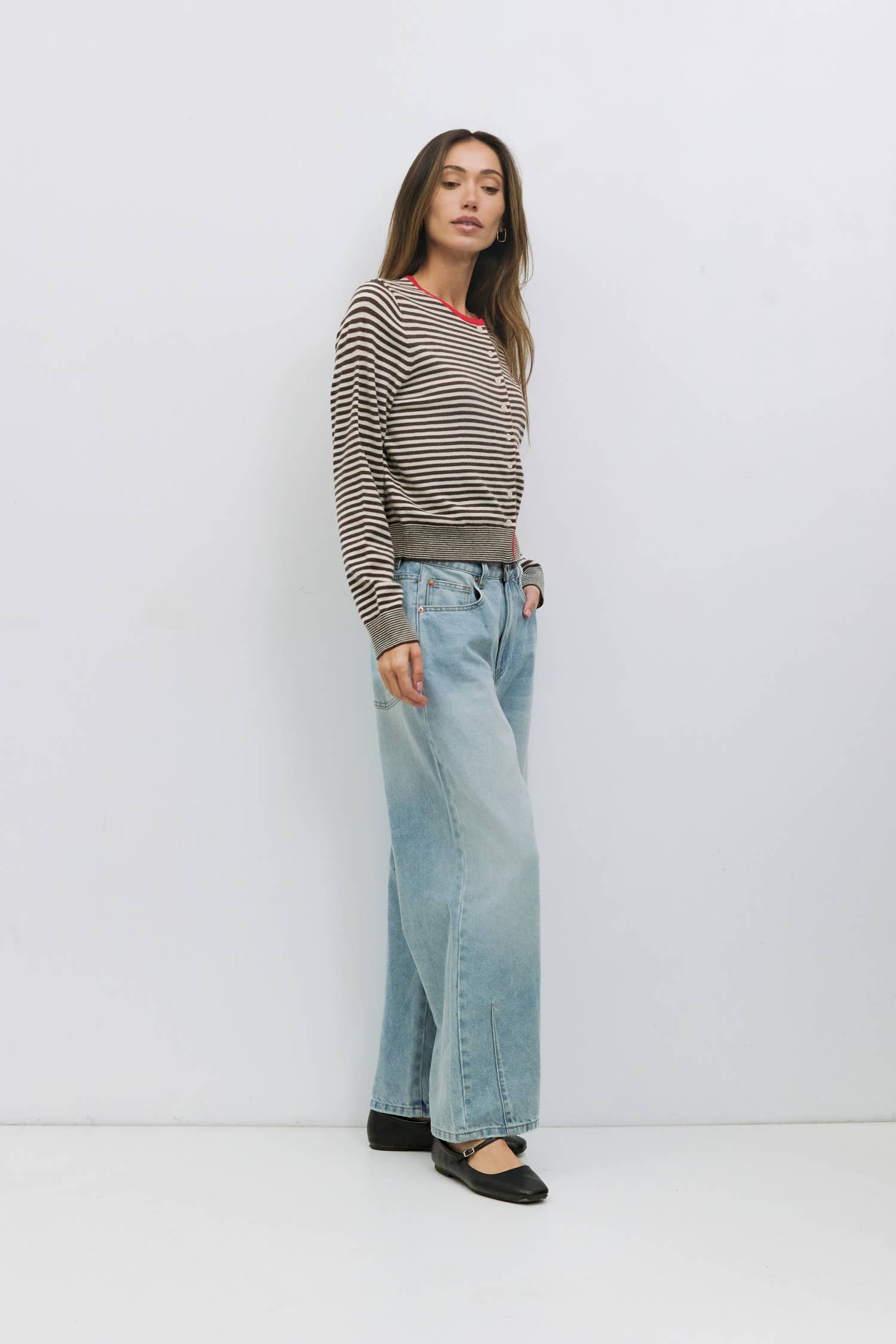 The Ansen Jeans | Barrel Jeans: BLUE / SMALL