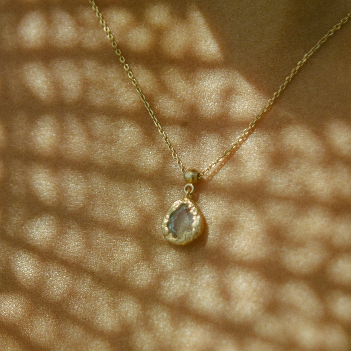 Lysia Azure Charm Necklace