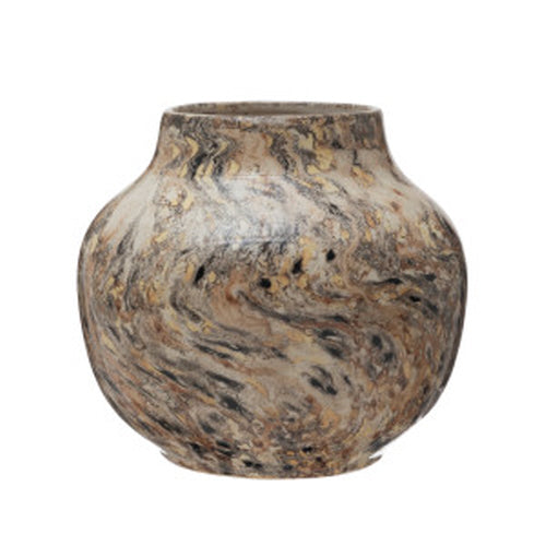 Janka Brown Stoneware Vase