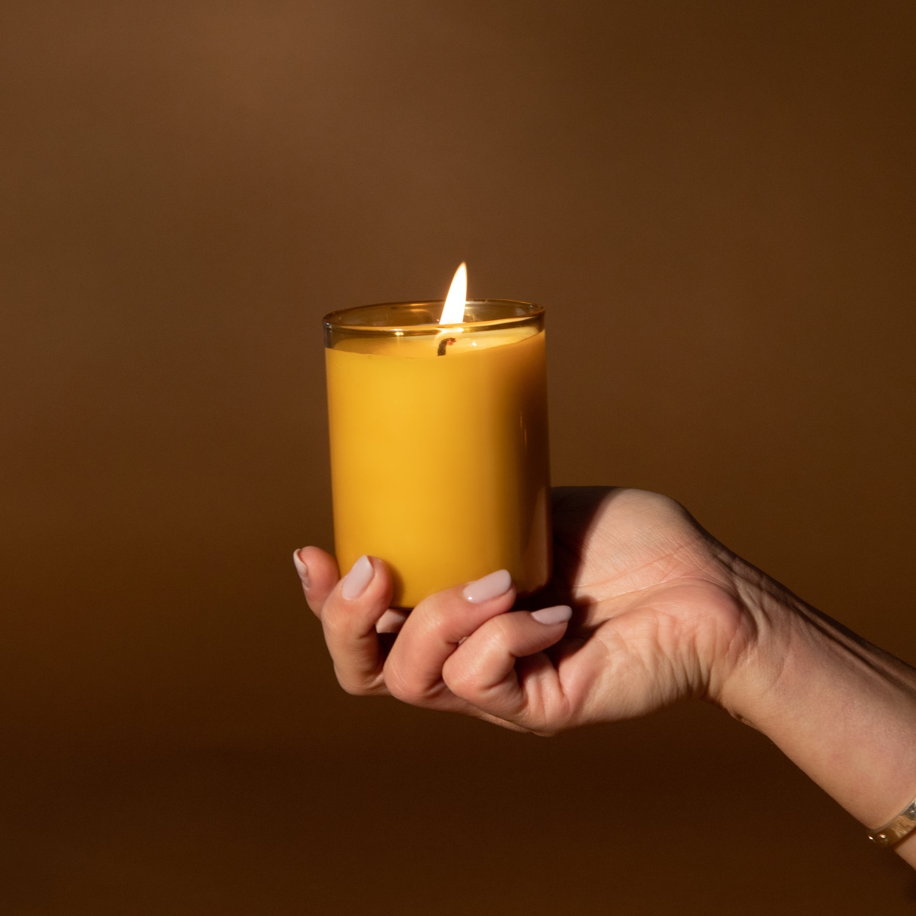 The Beekeeper Glass Candle