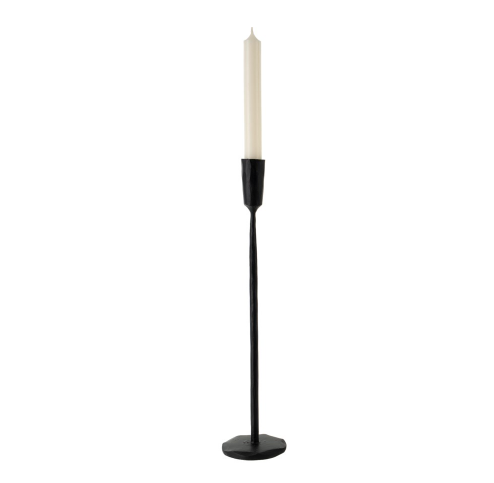 Black Luna Forged Candlestick - L