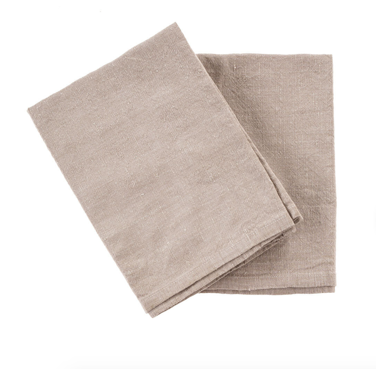 Stonewashed Linen Tea Towels Set