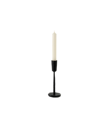 Black Luna Forged Candlestick- S